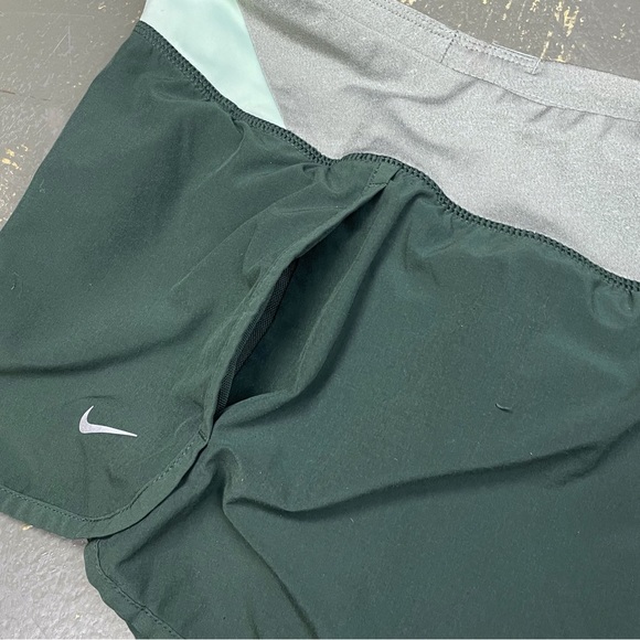 Nike Flex 4” Running Shorts 520308-332 XS Green Grey Mint Tennis Ace Court - Picture 6 of 13